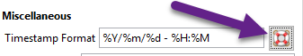 Timestamp documentation icon.